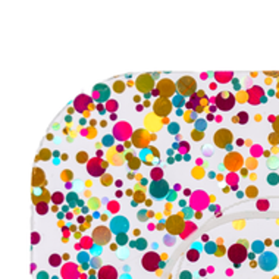 Mermaid Polka Dot acrylic sheet